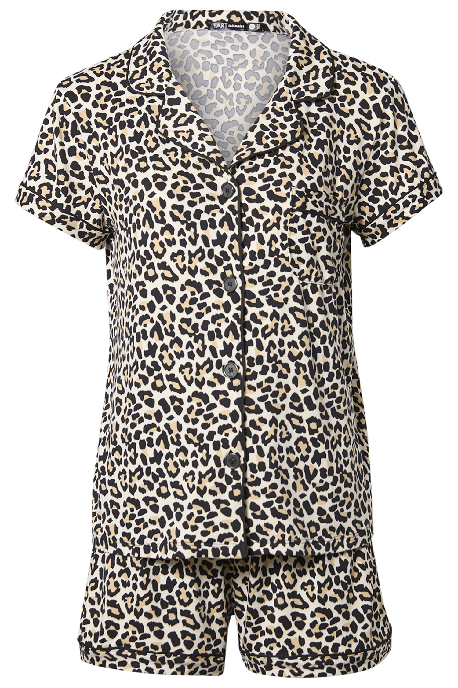 Tart Collections Leopard Print Short Sleeve & Shorts Set
